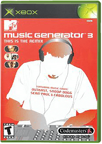 MTV Music Generator 3: This is the Remix PAL Xbox PAL box art